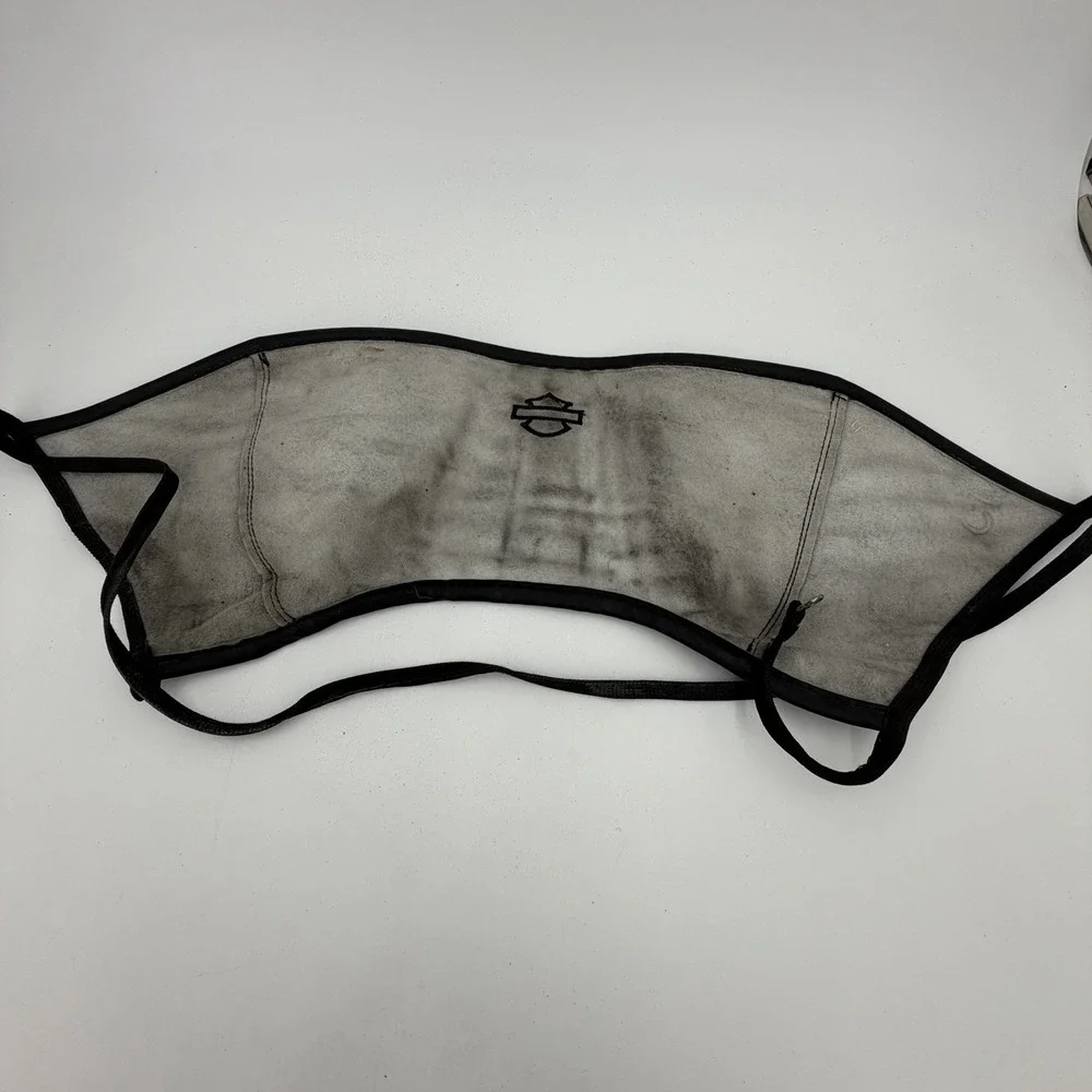 Harley-Davidson Touring Saddlebag Lid Bra Covers Black Leather Tank Covers Lot